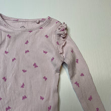 Load image into Gallery viewer, Girls Favourites, ribbed organic cotton long sleeve top, FUC, size 2,  