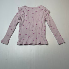 Load image into Gallery viewer, Girls Favourites, ribbed organic cotton long sleeve top, FUC, size 2,  