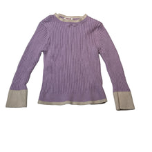 Load image into Gallery viewer, Girls Seed, ribbed cotton/wool knit sweater / jumper, EUC, size 3,  