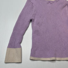 Load image into Gallery viewer, Girls Seed, ribbed cotton/wool knit sweater / jumper, EUC, size 3,  