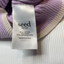Load image into Gallery viewer, Girls Seed, ribbed cotton/wool knit sweater / jumper, EUC, size 3,  