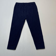 Load image into Gallery viewer, Girls Dymples, navy stretchy leggings, elasticated, GUC, size 2,  