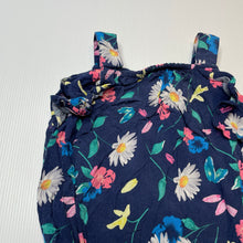 Load image into Gallery viewer, Girls Peter Morrissey, floral viscose summer romper, wash fade, FUC, size 1,  