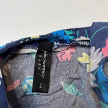 Load image into Gallery viewer, Girls Peter Morrissey, floral viscose summer romper, wash fade, FUC, size 1,  