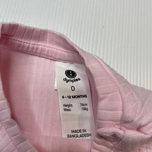 Load image into Gallery viewer, Girls Dymples, pink stretchy tee / top, EUC, size 0,  