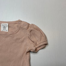 Load image into Gallery viewer, Girls Baby Berry, pink ribbed tee / top, GUC, size 00,  