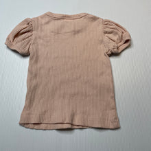 Load image into Gallery viewer, Girls Baby Berry, pink ribbed tee / top, GUC, size 00,  