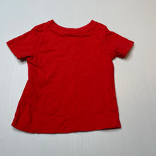 Load image into Gallery viewer, Unisex Big W, organic cotton Christmas tee / top, EUC, size 00,  