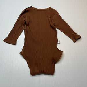 Boys ribbed, stretchy bodysuit / romper, GUC, size 1-2,  