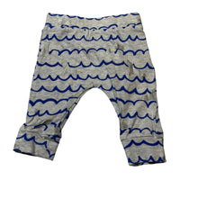 Load image into Gallery viewer, Unisex YOUNG ORIGINAL, stretchy leggings / bottoms, whales, GUC, size 000,  