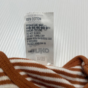 Unisex Anko, soft cotton bodysuit / romper, EUC, size 0000,  
