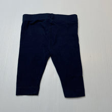 Load image into Gallery viewer, Unisex Anko, navy stretchy leggings / bottoms, GUC, size 000,  
