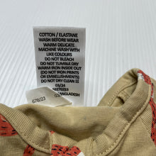 Load image into Gallery viewer, Unisex Target, organic cotton blend zip romper, foxes, EUC, size 000,  