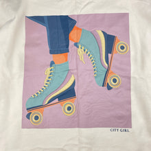 Load image into Gallery viewer, Girls Name It, cotton sweater / jumper, roller skates, EUC, size 11-12,  
