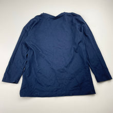 Load image into Gallery viewer, Boys Target, navy organic cotton long sleeve top, digger, EUC, size 4,  