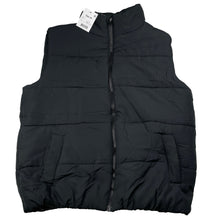 Load image into Gallery viewer, Unisex Anko, black puffer vest / sleeveless jacket, NEW, size 14,  