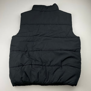 Unisex Anko, black puffer vest / sleeveless jacket, NEW, size 14,  