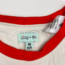 Load image into Gallery viewer, Boys Lilly + Sid, organic cotton pyjama tee / top, GUC, size 10,  