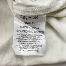 Load image into Gallery viewer, Boys Lilly + Sid, organic cotton pyjama tee / top, GUC, size 10,  