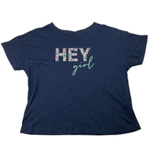 Load image into Gallery viewer, Girls Anko, navy cotton tee / top, EUC, size 10,  