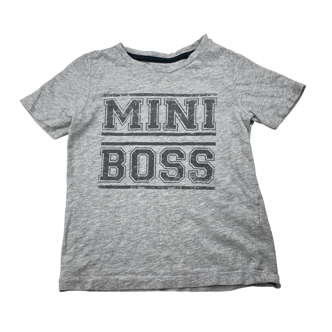 Boys Favourites, grey marle tee / top, GUC, size 4,  