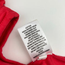 Load image into Gallery viewer, Girls Target, broderie trim red cotton top, GUC, size 12,  