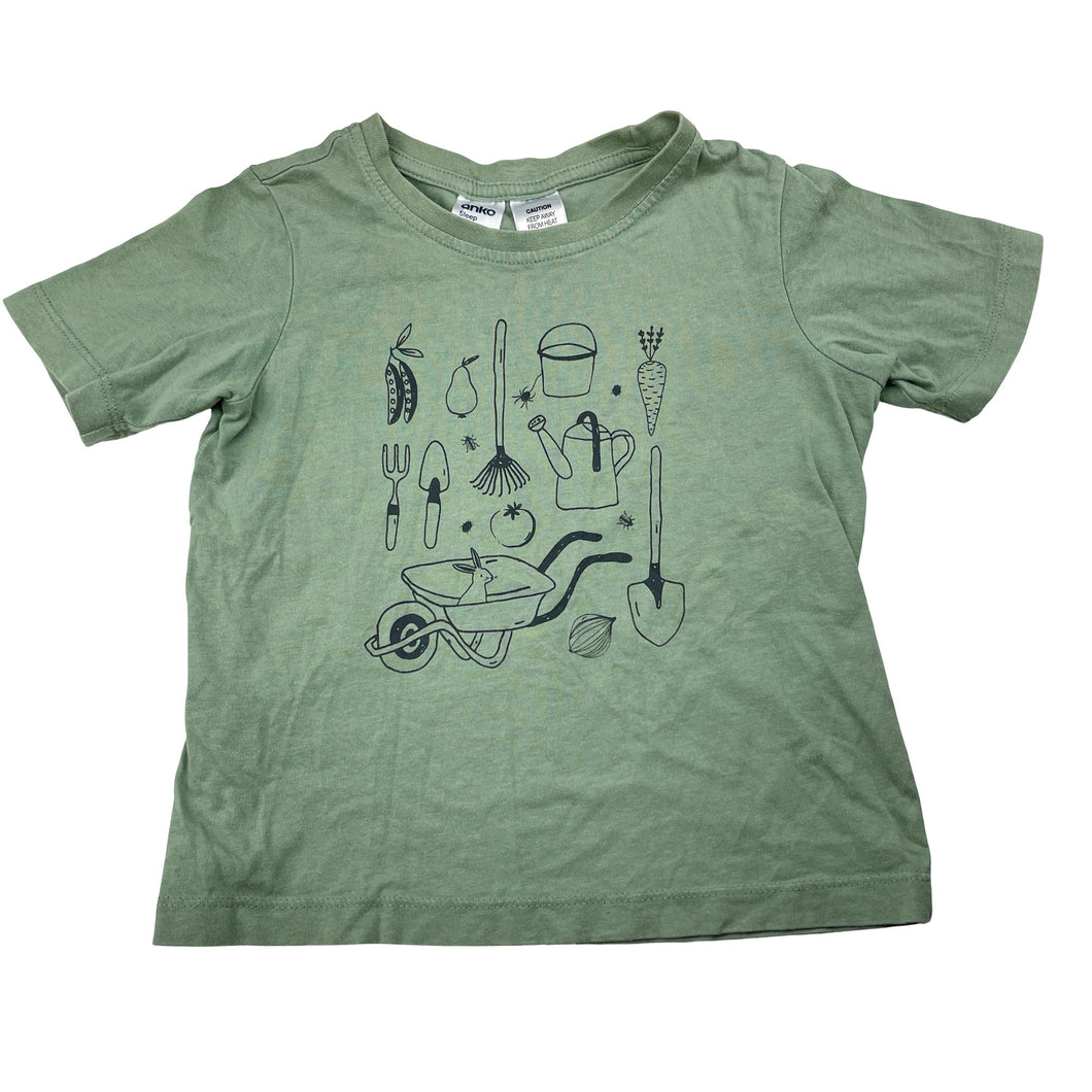 Boys Anko, cotton pyjama tee / top, GUC, size 4,  