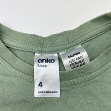 Load image into Gallery viewer, Boys Anko, cotton pyjama tee / top, GUC, size 4,  
