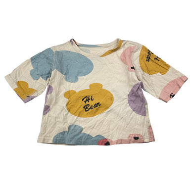 Girls cotton, pyjama tee / top, GUC, size 4,  