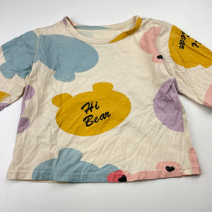 Girls cotton, pyjama tee / top, GUC, size 4,  