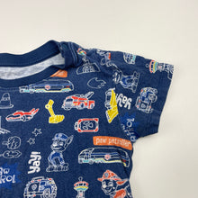 Load image into Gallery viewer, Boys Uniqlo, Nickelodeon Paw Patrol cotton tee / top, wash fade, FUC, size 2,  