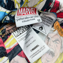 Load image into Gallery viewer, Boys Peter Alexander, Marvel Superheroes cotton pyjama top &amp; shorts, GUC, size 12,  