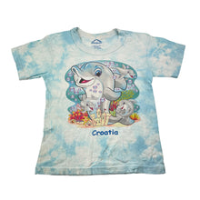 Load image into Gallery viewer, Unisex MAKSIM JET, cotton tee / top, dolphins, FUC, size 4,  