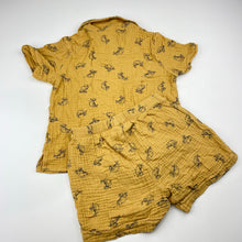 Load image into Gallery viewer, Unisex Anko, crinkle cotton pyjama top &amp; shorts, GUC, size 4,  