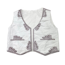 Load image into Gallery viewer, Unisex embroidered, lightweight vest, no labels, armpit to armpit: 30cm, GUC, size 4,  