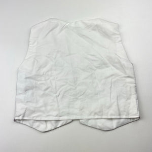 Unisex embroidered, lightweight vest, no labels, armpit to armpit: 30cm, GUC, size 4,  