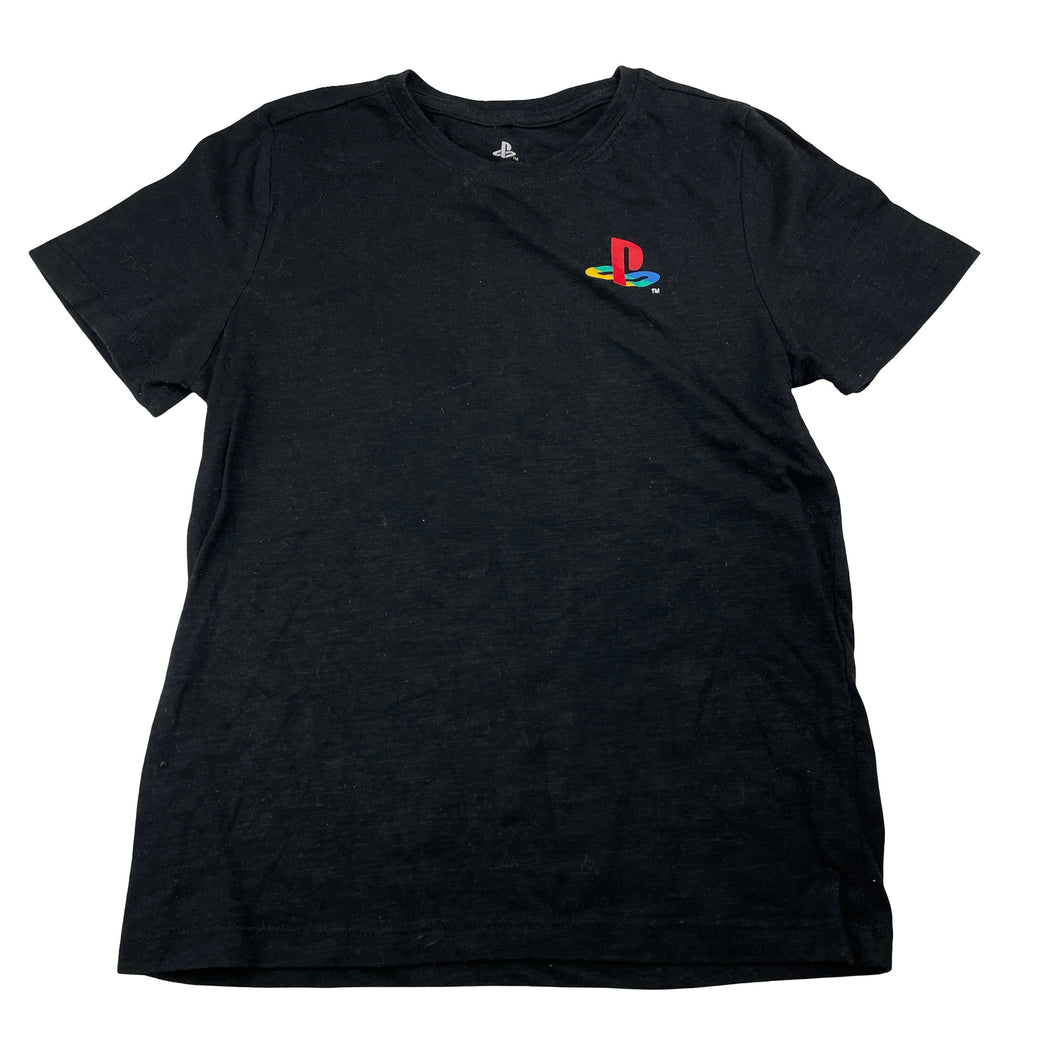 Boys Sony, Playstation black tee / top, GUC, size 8,  