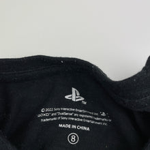 Load image into Gallery viewer, Boys Sony, Playstation black tee / top, GUC, size 8,  