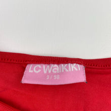 Load image into Gallery viewer, Girls LC Waikiki, embellished red singlet top, FUC, size 3,  