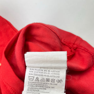 Girls LC Waikiki, embellished red singlet top, FUC, size 3,  