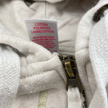 Load image into Gallery viewer, Girls Osh Kosh, fleece lined zip hoodie sweater, FUC, size 3-4,  