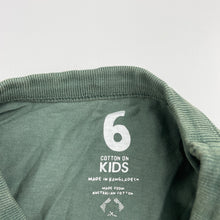 Load image into Gallery viewer, Boys Cotton On, khaki cotton tee / top, GUC, size 6,  