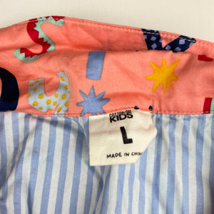 Girls Cotton On, oversize Christmas lightweight cotton pyjama top, Sz: L, L: 63cm, armpit to armpit: 54cm, EUC, size 14-16,  