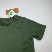 Load image into Gallery viewer, Boys Favourites, khaki organic cotton tee / top, NEW, size 5,  