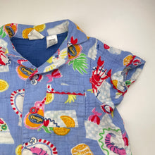 Load image into Gallery viewer, Girls Cotton On, colourful crinkle cotton pyjama top, EUC, size 3,  
