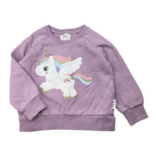 Load image into Gallery viewer, Girls HUX, fleece lined sweater / jumper, unicorn, GUC, size 3,  
