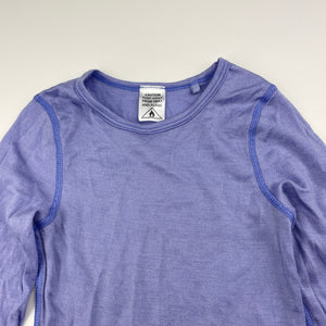 Girls Crane, Snow Extreme merino wool long sleeve top, EUC, size 6,  