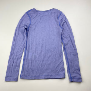 Girls Crane, Snow Extreme merino wool long sleeve top, EUC, size 6,  