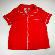 Load image into Gallery viewer, Girls KID, red soft feel pyjama top &amp; shorts, EUC, size 7,  