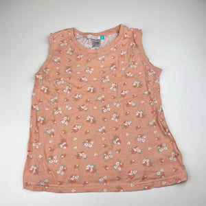 Girls Lily & Dan, floral cotton pyjama top & shorts, GUC, size 8,  